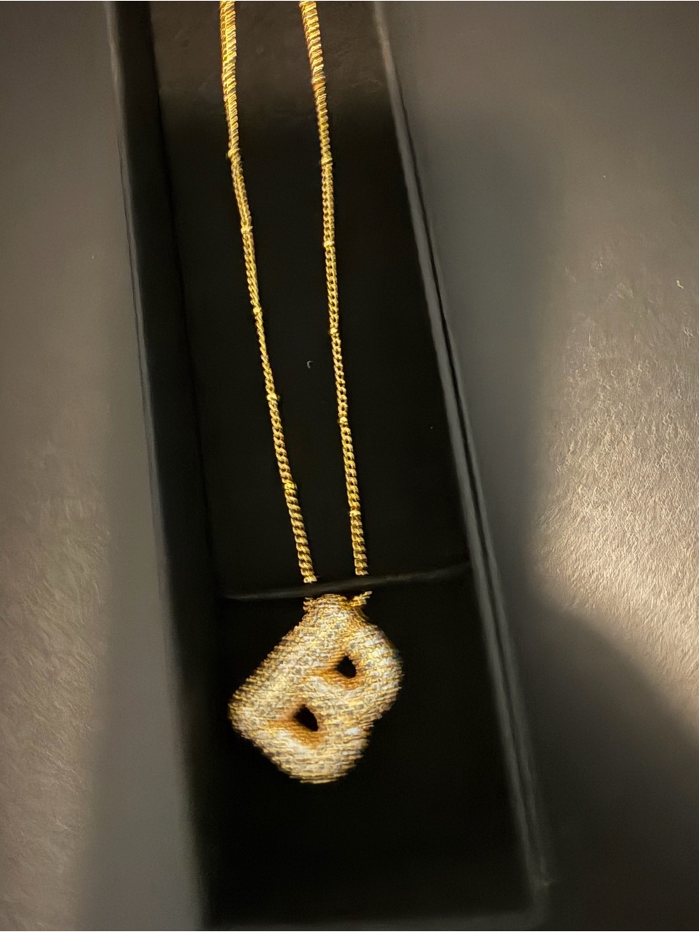 Gold Letter B Pendant Necklace - Women Jewelry